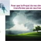 Photo d'une coline et d'un arbre avec un ciel orageux et une tornade et un trousseau de clef qui a pour but d'évoquer la sécurisation d'un projet immobilier