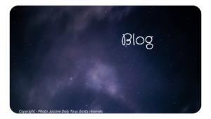 Photo du ciel étoilé renvoyant vers le Blog du site internet avec plus d'articles et d'infos