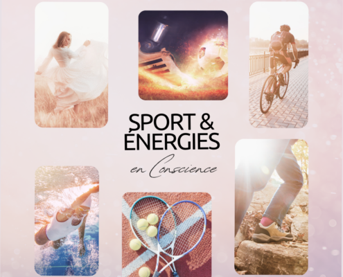 Choisir son sport en fonction de ses énergies ; 6 photos représentant différents sports